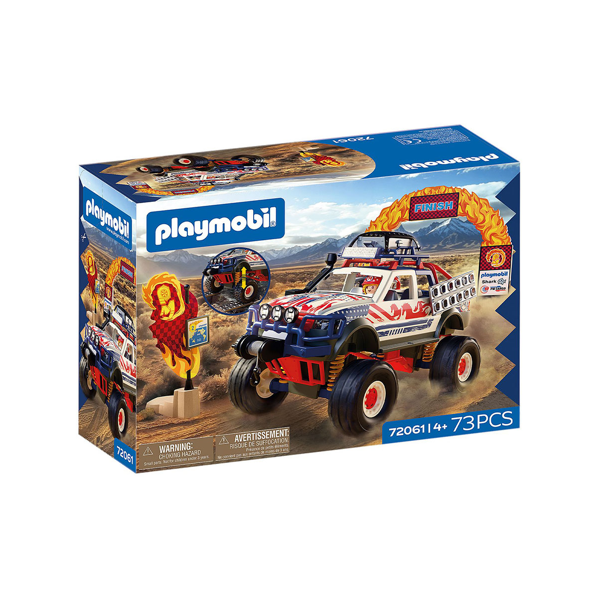Veículo Show de Manobras Radicais - Playmobil Cars 72061
