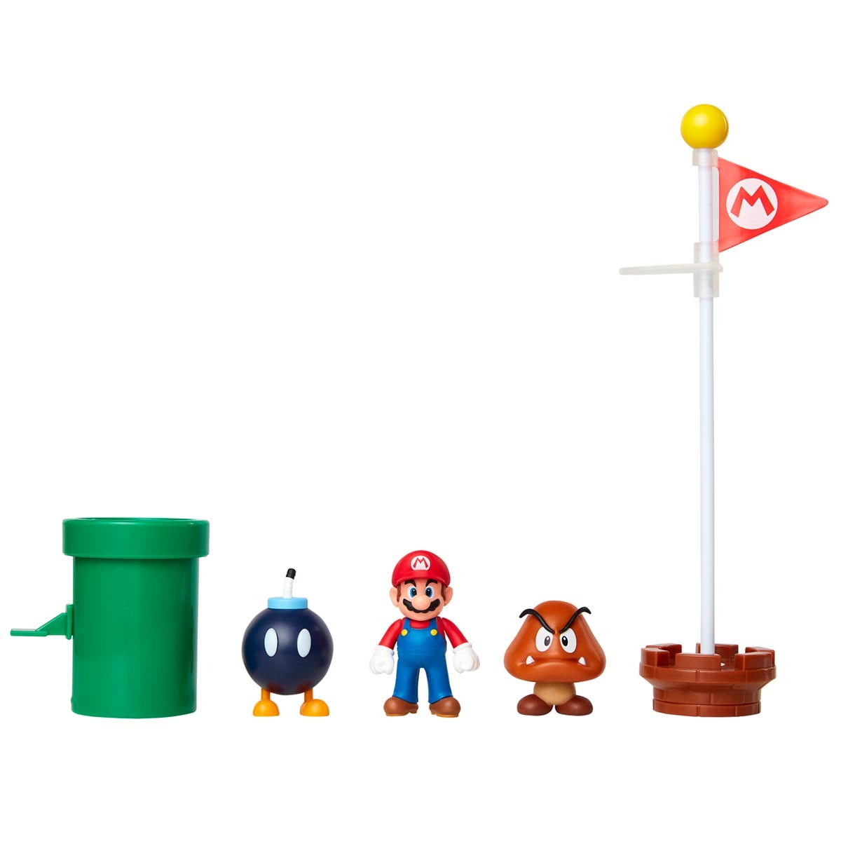 Playset Diorama Planície Das Bolotas - Super Mario