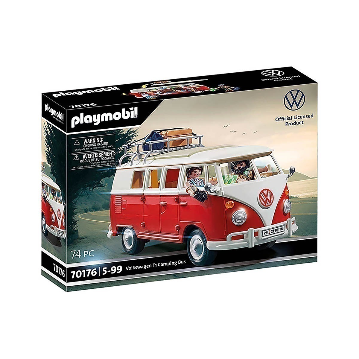 Playmobil - Kombi Com Bagageiro - Volkswagen - 70176