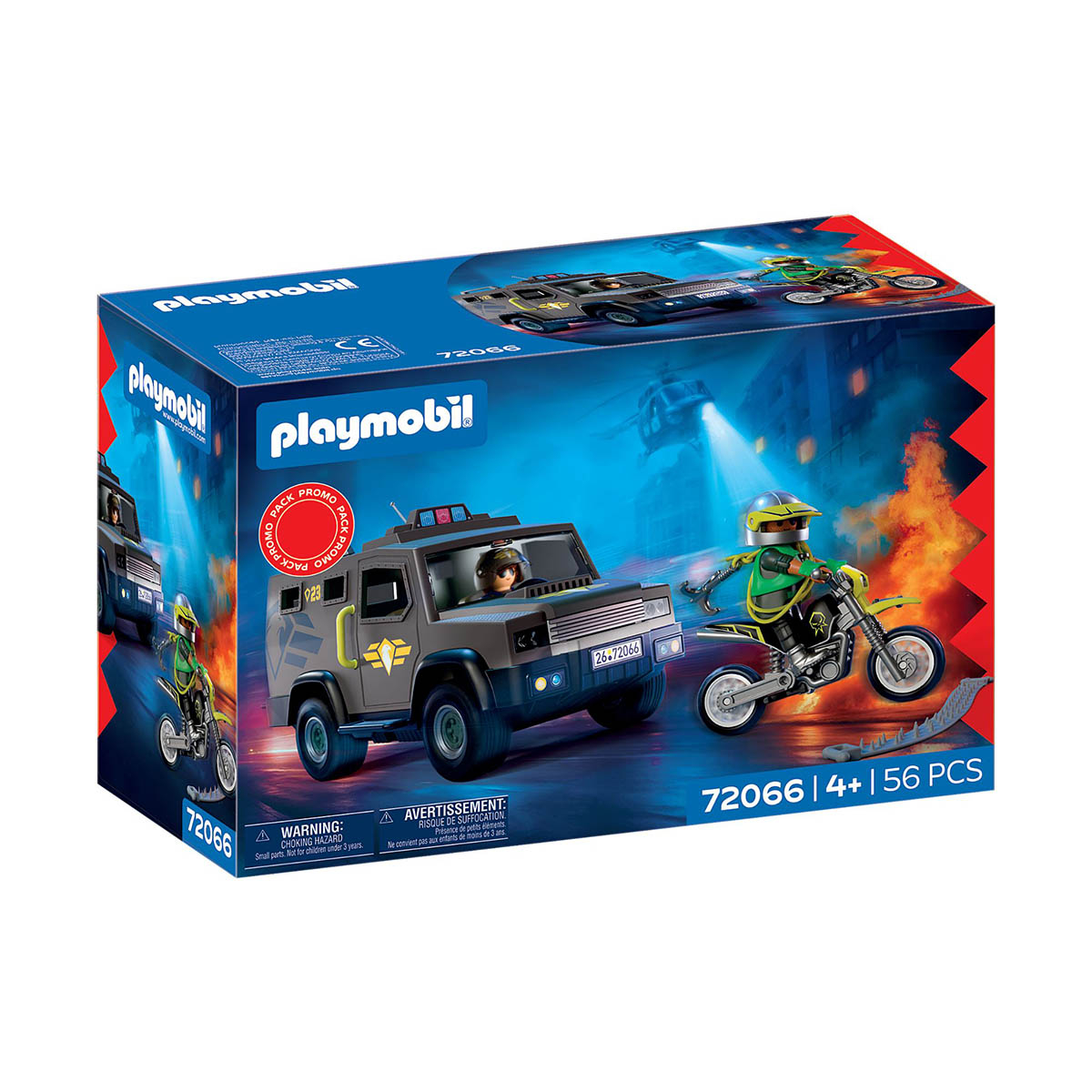 Unidade Policial Tática - Playmobil Promo Pack 72066