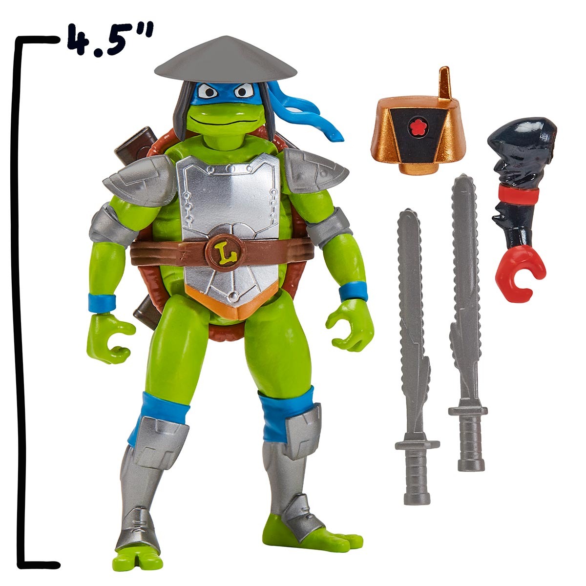 Boneco Leo Com Acessórios - As Tartarugas Ninja Mix 'N Match