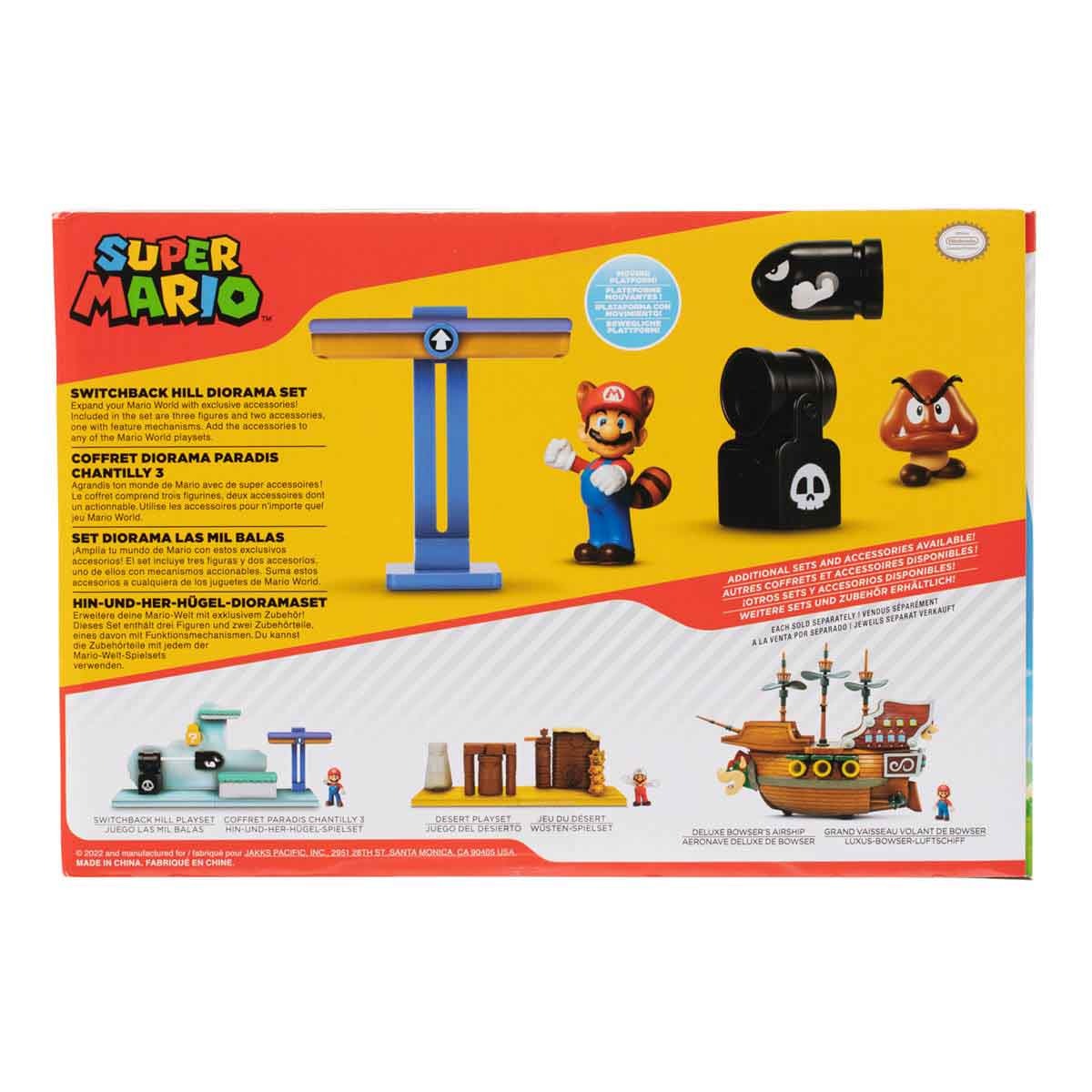 Playset Diorama Colina Do Retorno - Super Mario