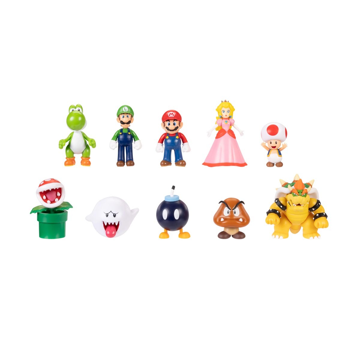 10 Bonecos Colecao Amigos E Inimigos Do Mario - Super Mario 10 Bonecos Colecao Amigos E Inimigos Do Mario - Super Mario