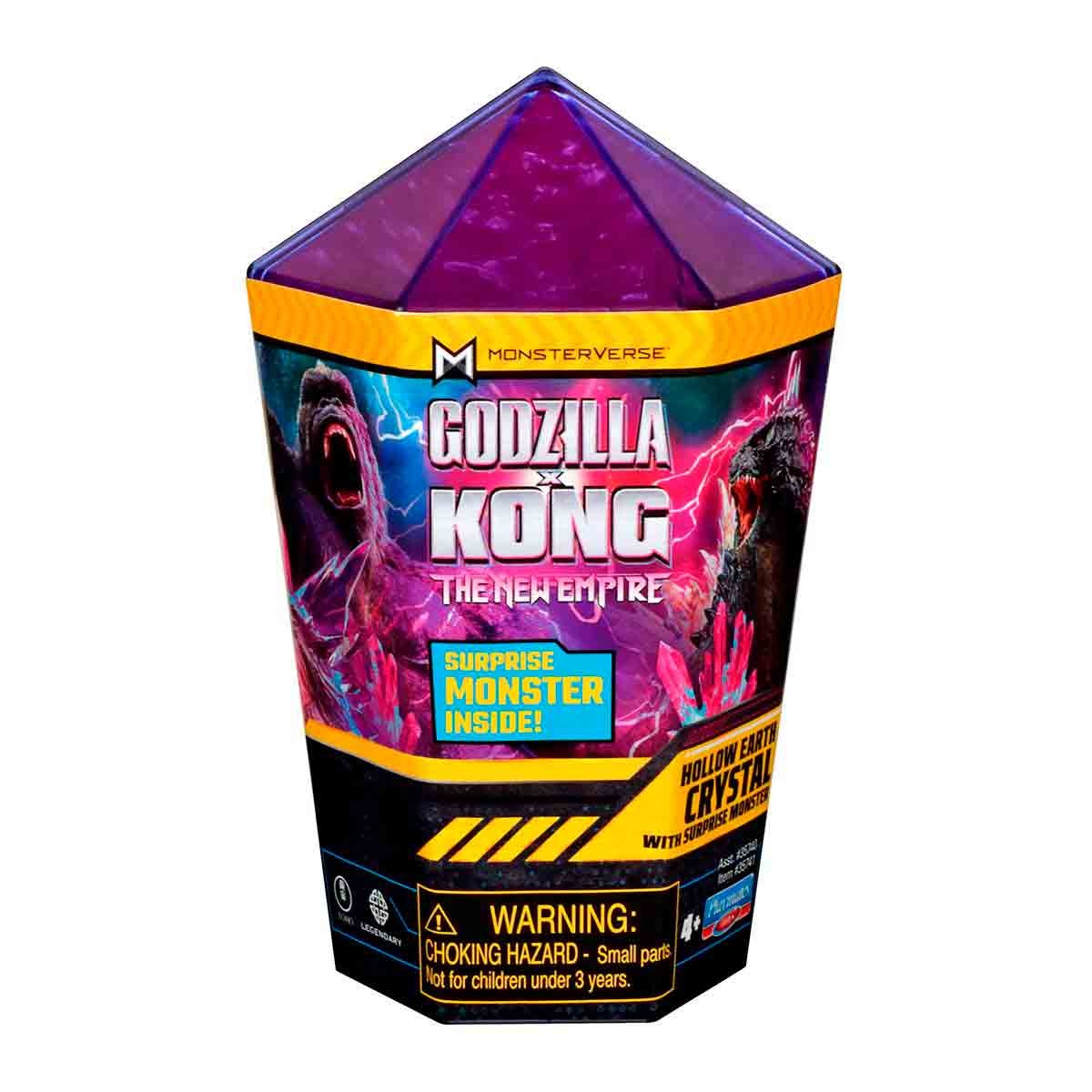 1 Cristal da Terra Oca com 1 Mini Boneco Surpresa - Godzilla