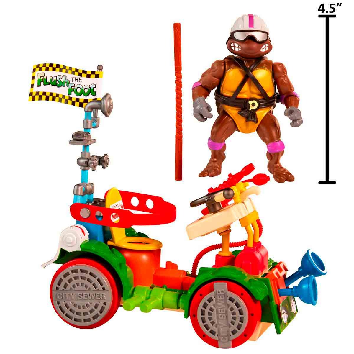 Taxi Sanitario Classico Boneco Donatello As Tartarugas Ninja