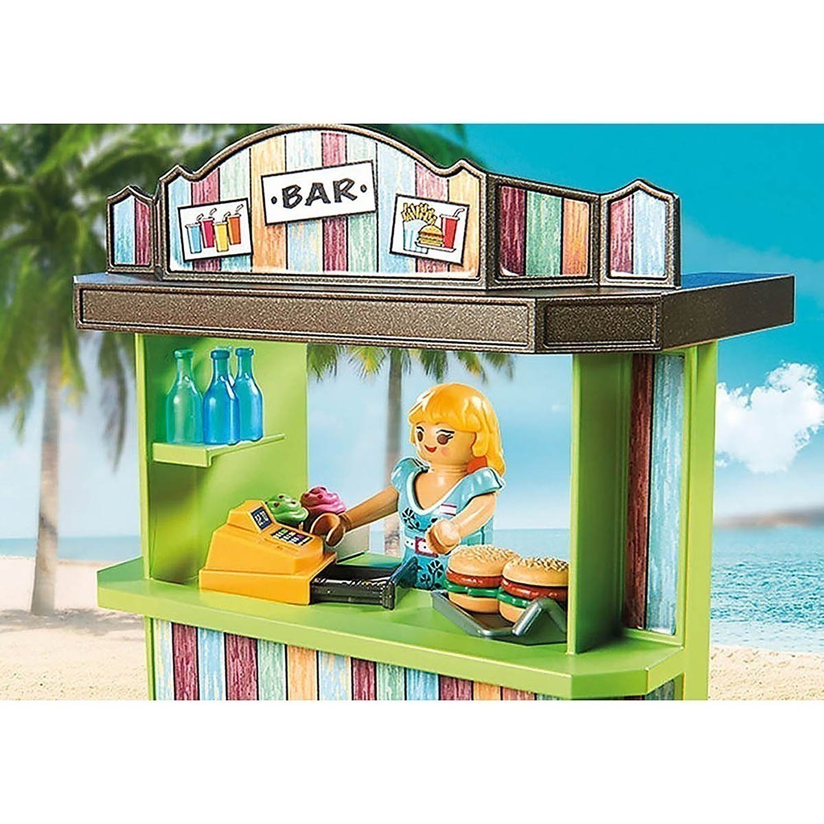 Playmobil - Lanchonete Beira Da Praia - Family Fun - 70437
