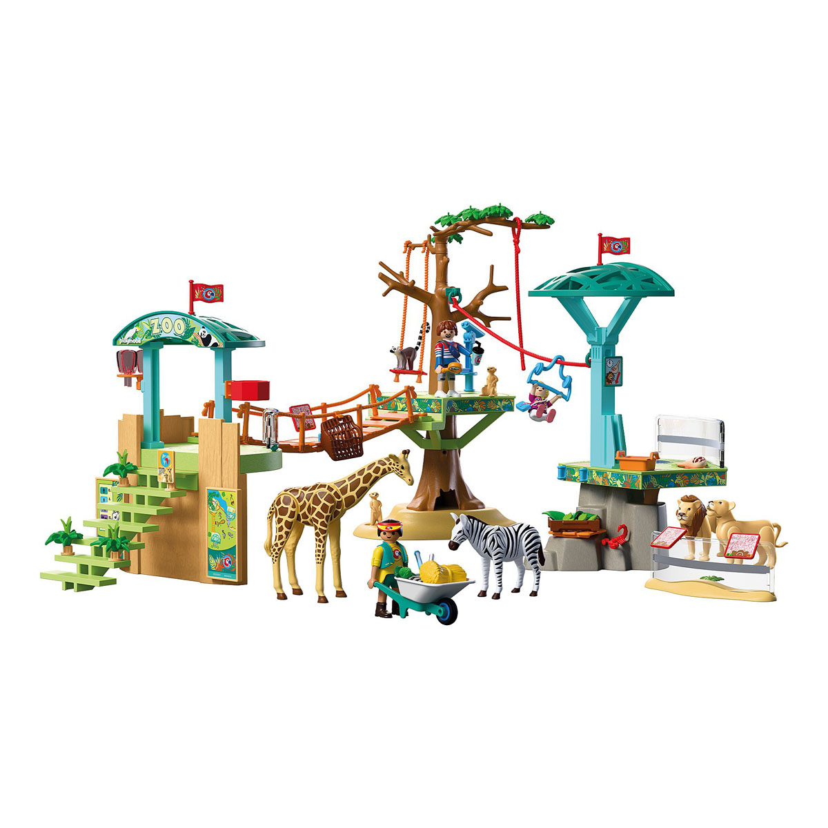 Parque de Escalada Selvagem - Playmobil Animals & Friends 72070