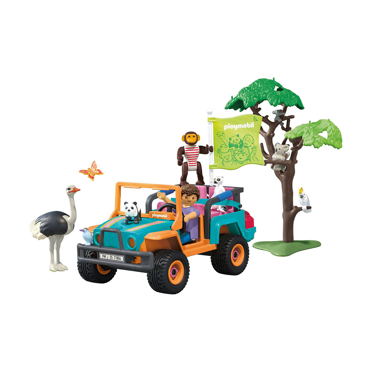 Veículo Jipe com Animais - Playmobil Animals & Friends 71854