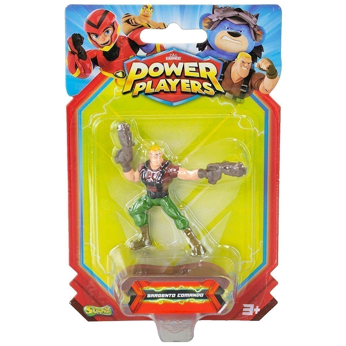Power Players - Minifigura 5 Cm - Sarge Power Players - Minifigura 5 Cm - Sarge