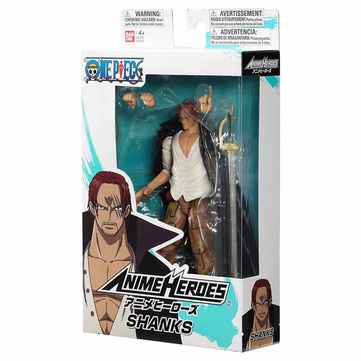 Boneco Articulado Shanks De 16Cm Colecionável - One Piece Boneco Articulado Shanks De 16Cm Colecionável - One Piece