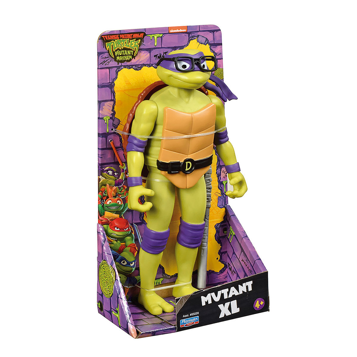 As Tartarugas Ninja - Boneco Xl Donatello De 23Cm Do Filme