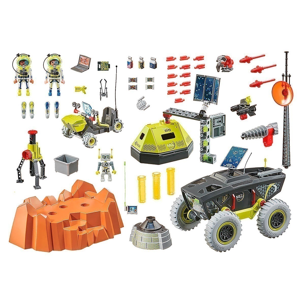 Playmobil - Expedição Marte Com Veículo - Space - 70888