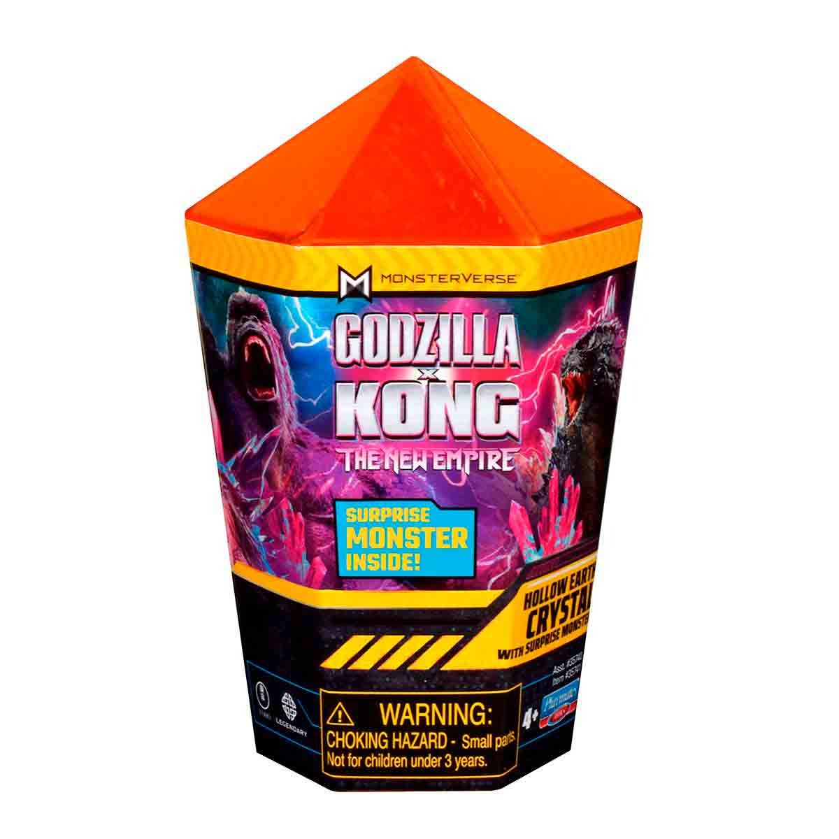 1 Cristal da Terra Oca com 1 Mini Boneco Surpresa - Godzilla