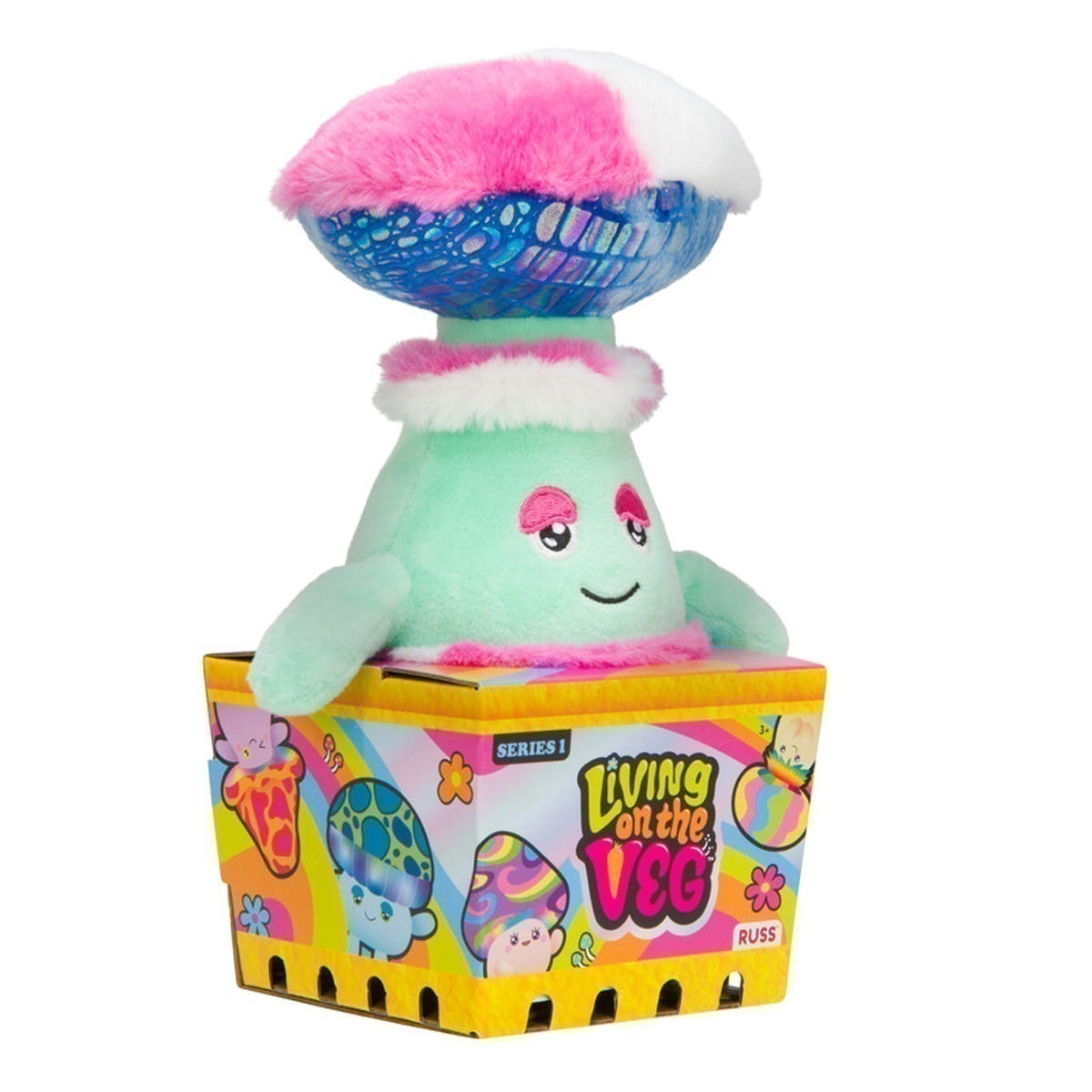 Living On The Veg - Pelúcia De 15Cm - Obie - Série 1 Living On The Veg - Pelúcia De 15Cm - Obie - Série 1