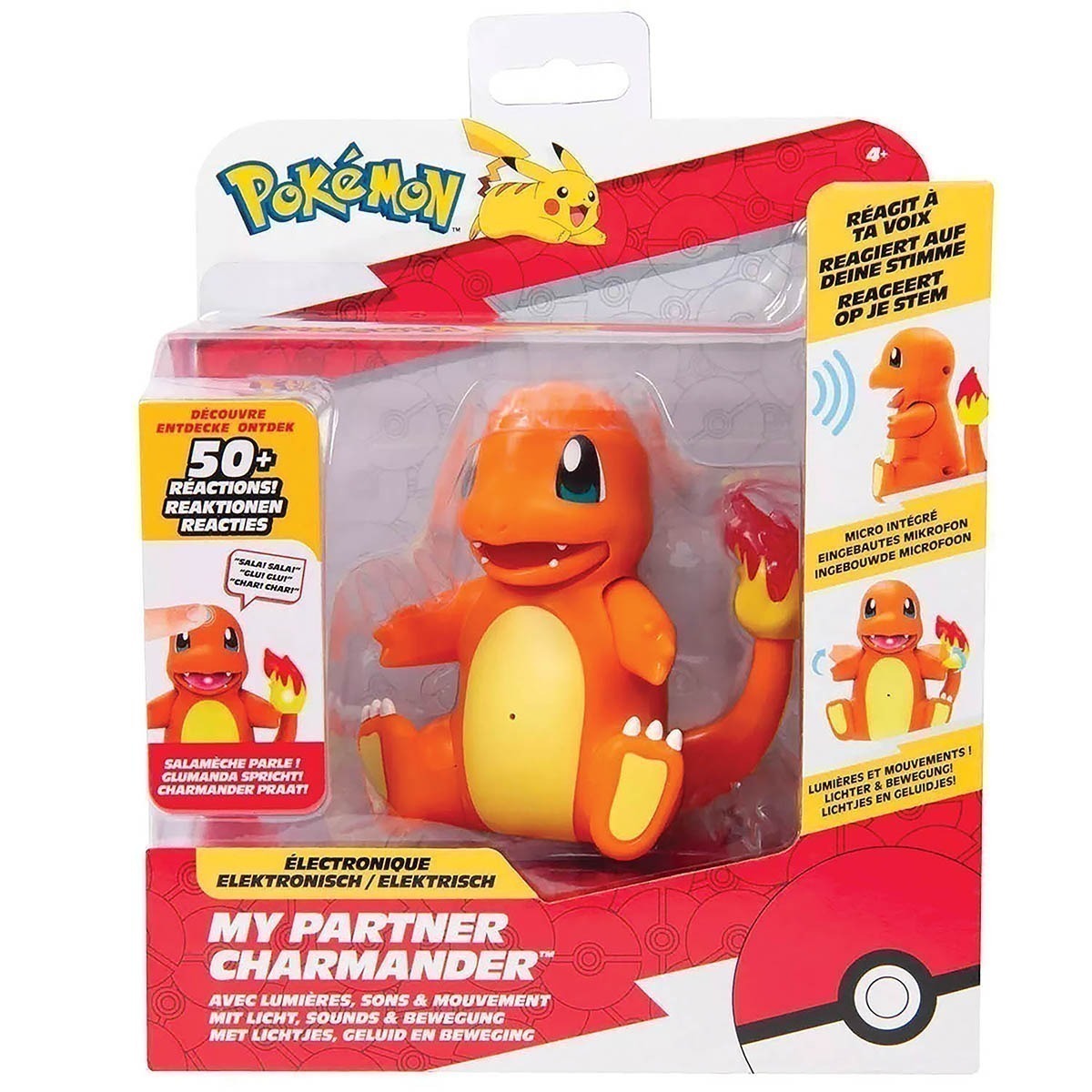 Pokemon - Meu Parceiro Charmander Com Som E Luz