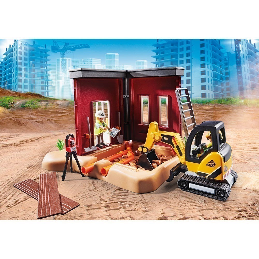 Playmobil - Mini Escavadora - City Action - 70443