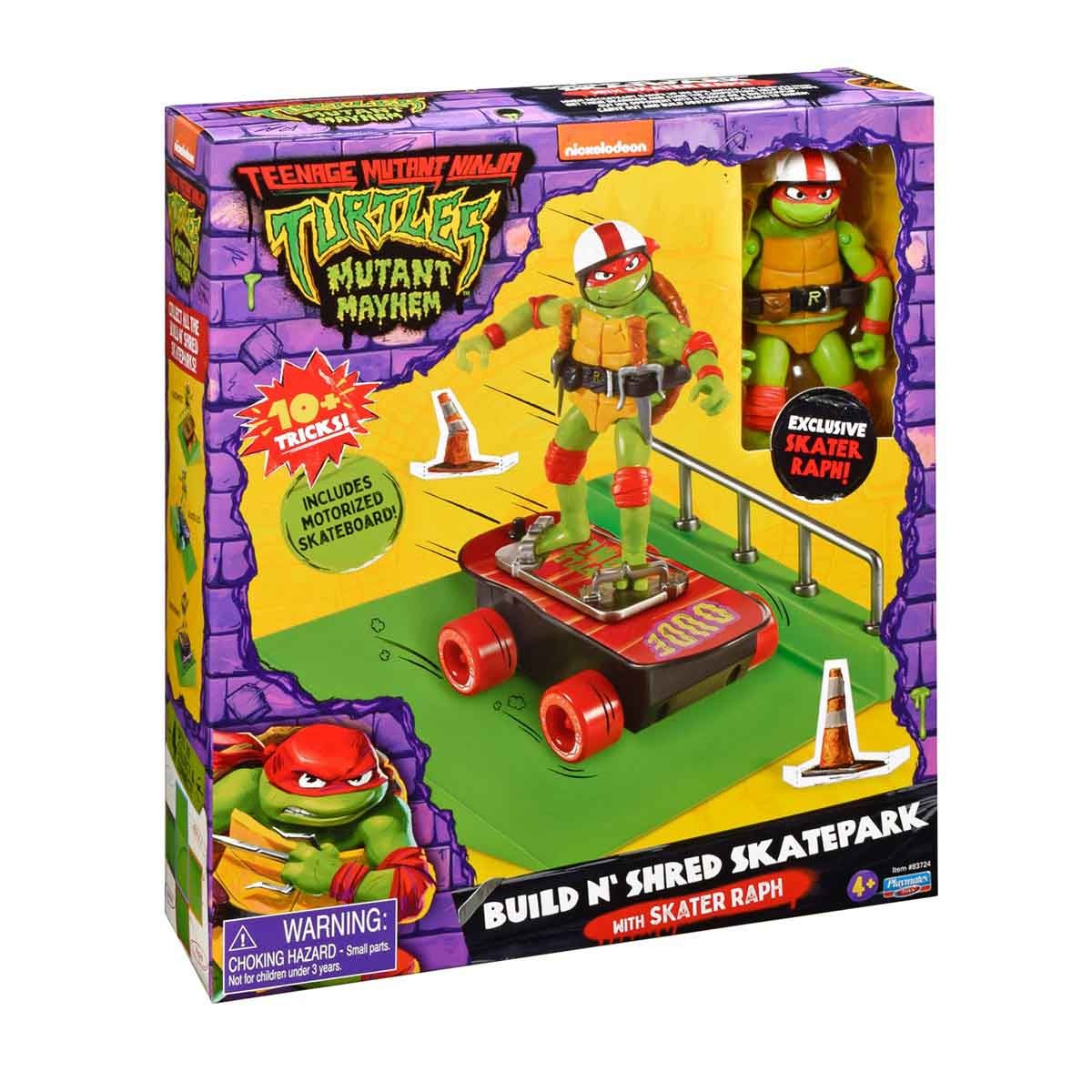 Pista De Skate Com Boneco Raph Skatista - Tartarugas Ninja