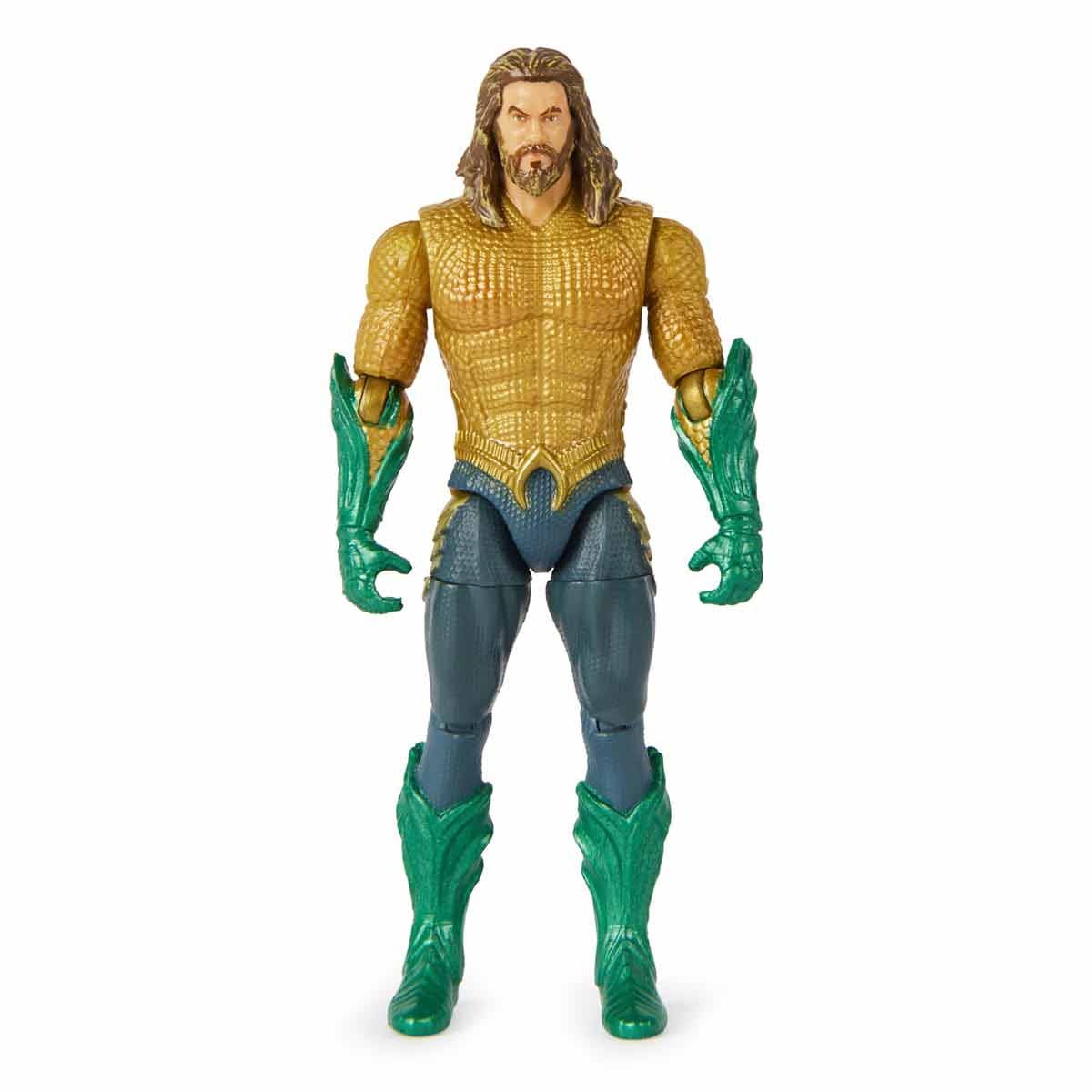 Boneco Aquaman 10Cm Com Acessórios - Filme Aquaman 2 Dc