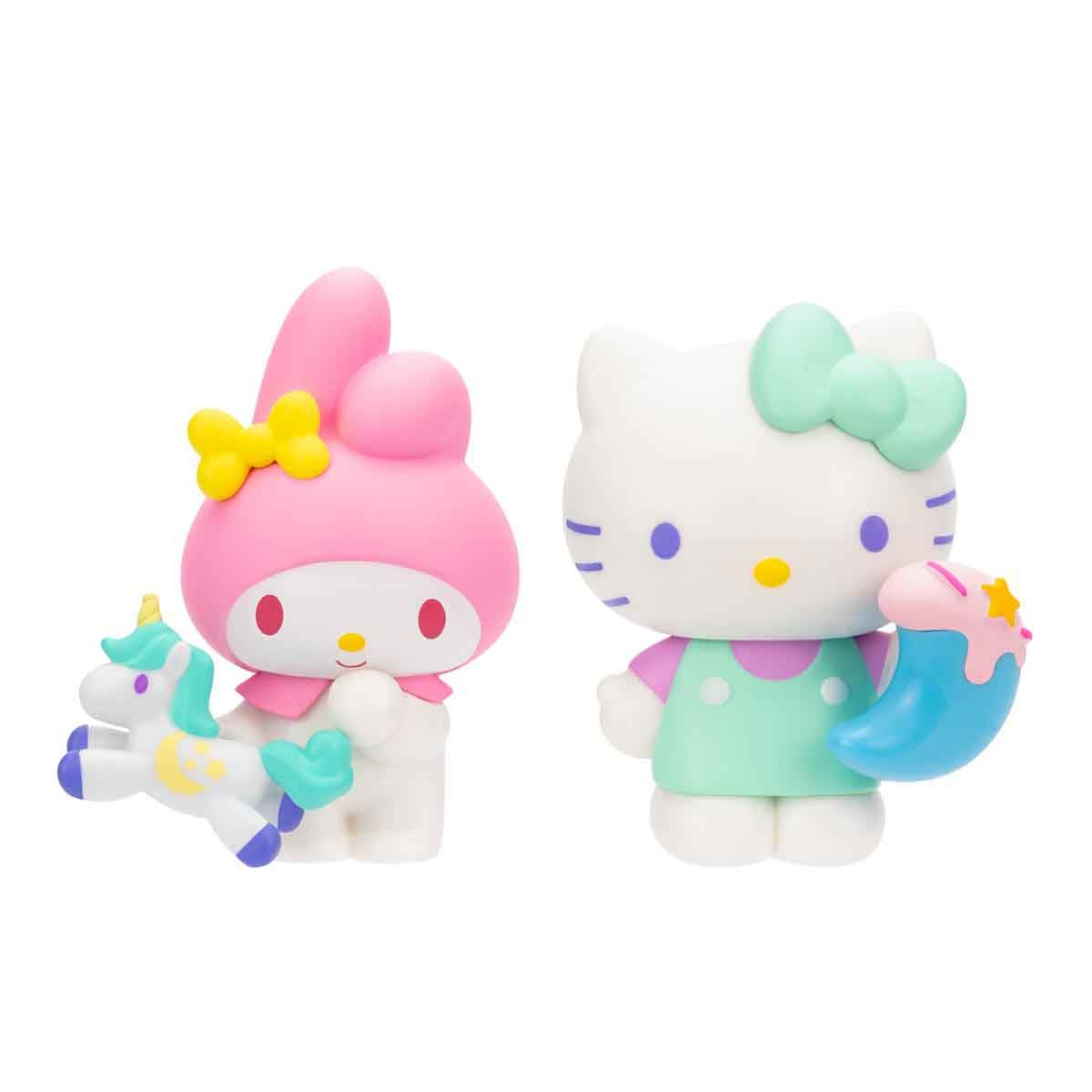 2 Bonecas Hello Kitty E My Melody (Lua Azul) - Hello Kitty