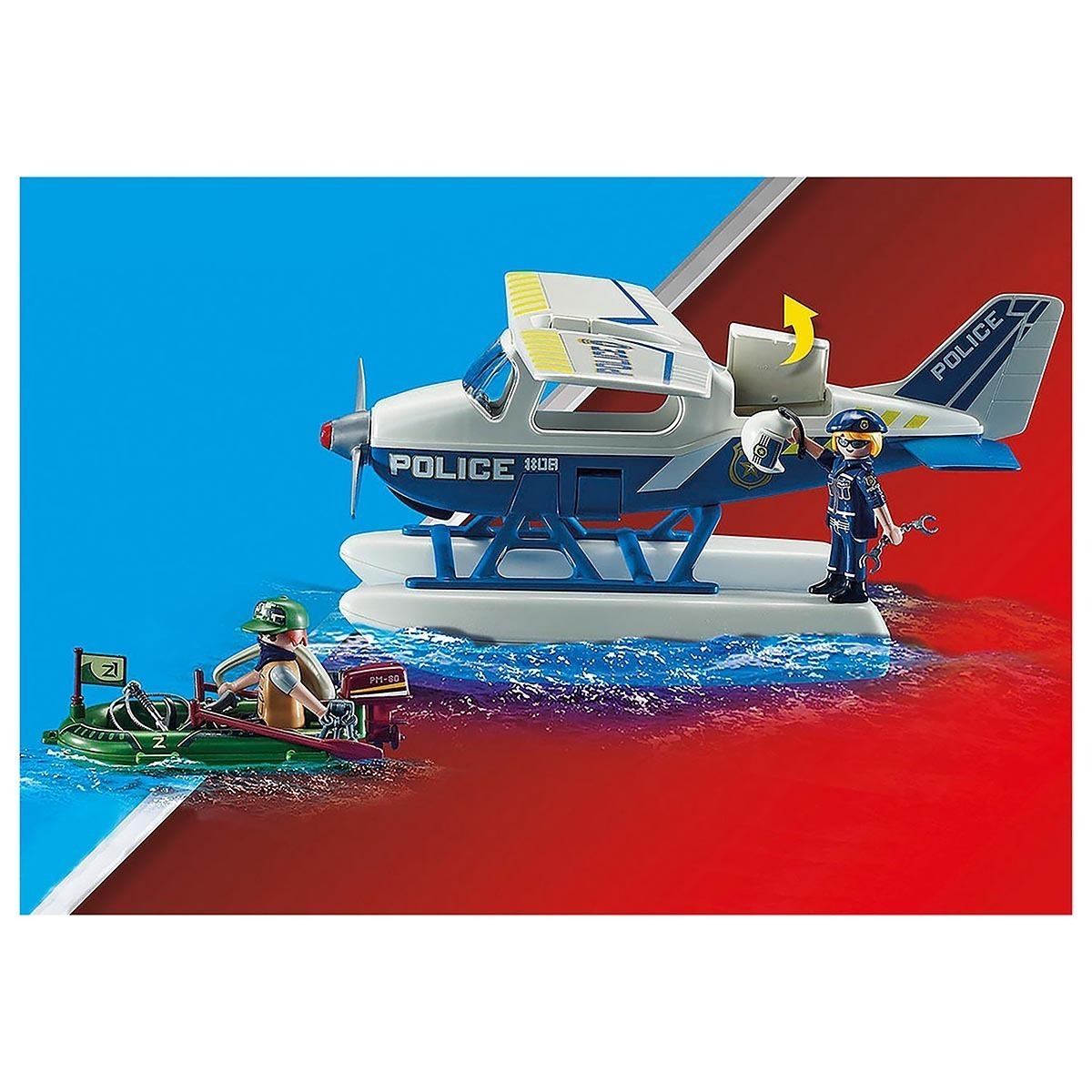 Playmobil - Hidroavião Da Polícia - City Action - 70779