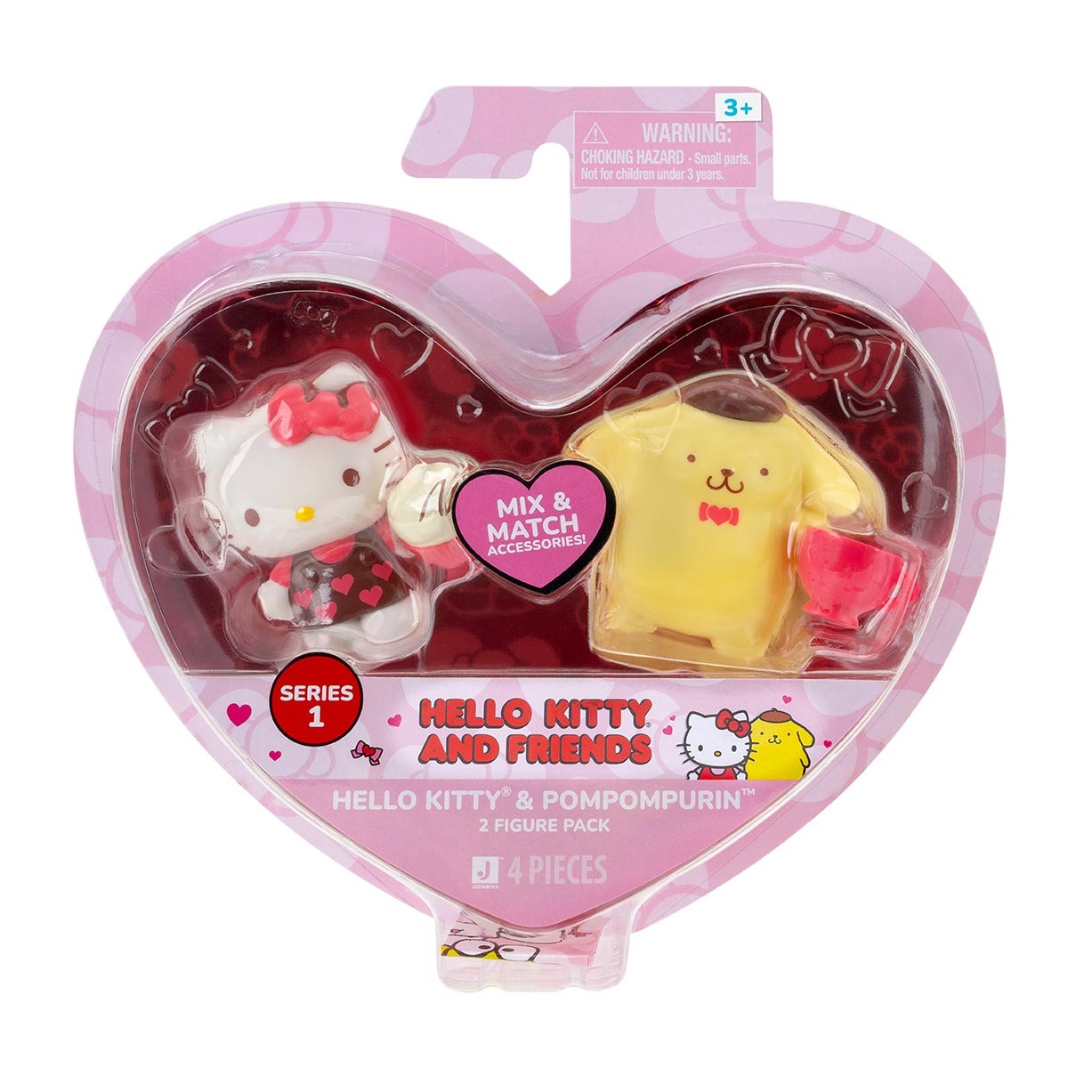 Bonecas Hello Kitty e Pompompurin Dia  Namorados Hello Kitty