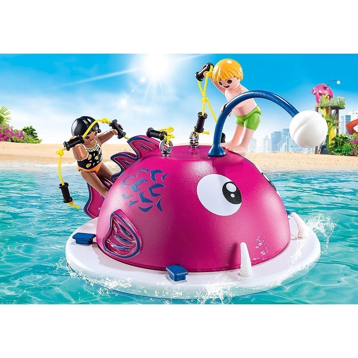Playmobil - Ilha De Natação - Family Fun - 70613
