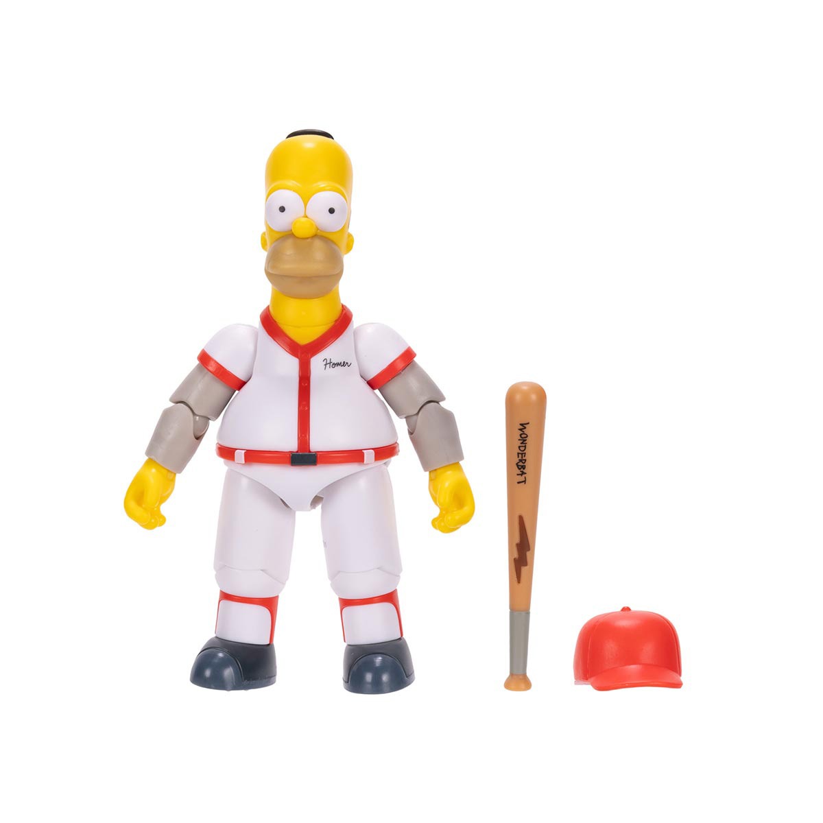 Boneco Homer 12cm com Bastão de Baseball - Os Simpsons