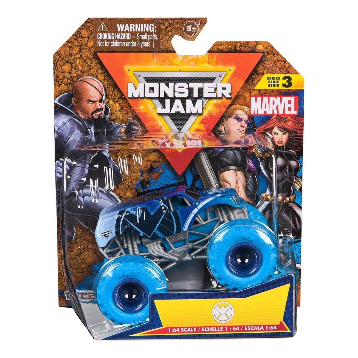 Carrinho Da Shield Escala 1:64 Marvel - Monster Jam