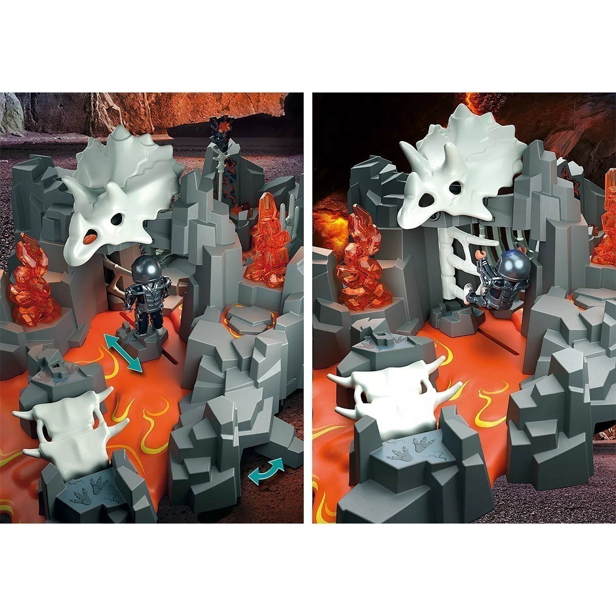 Playmobil - Guardião Da Mina De Lava - Dino Rise - 70926