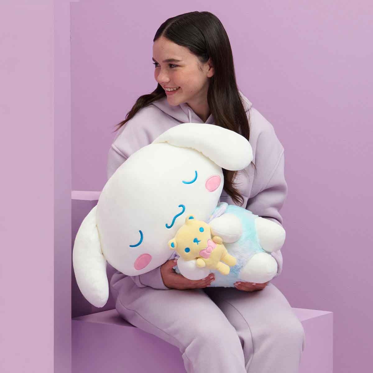 Pelúcia Cinnamoroll Hora Da Soneca De 45Cm - Hello Kitty