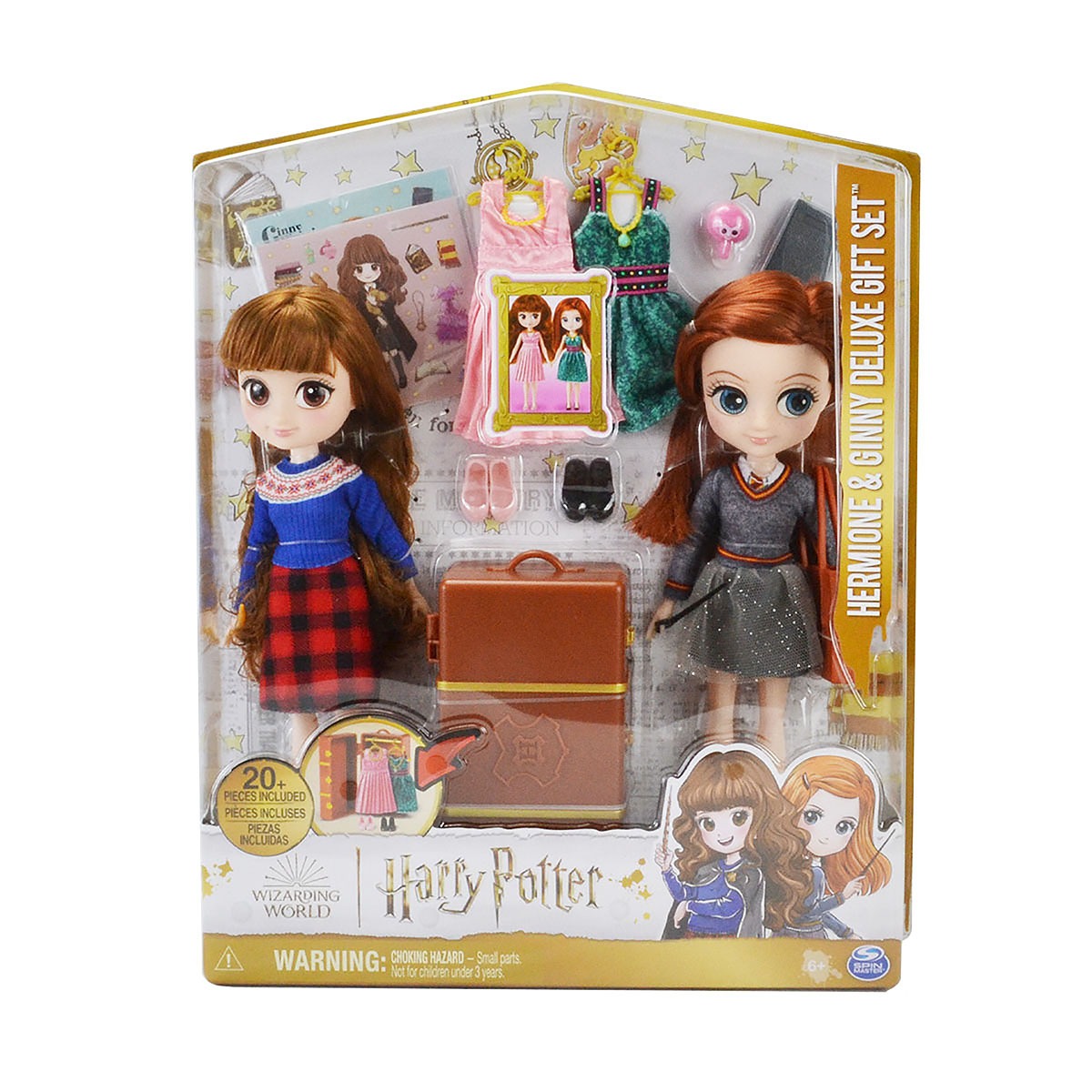 Harry Potter - Mega Set Com Hermione E Gina 20Cm