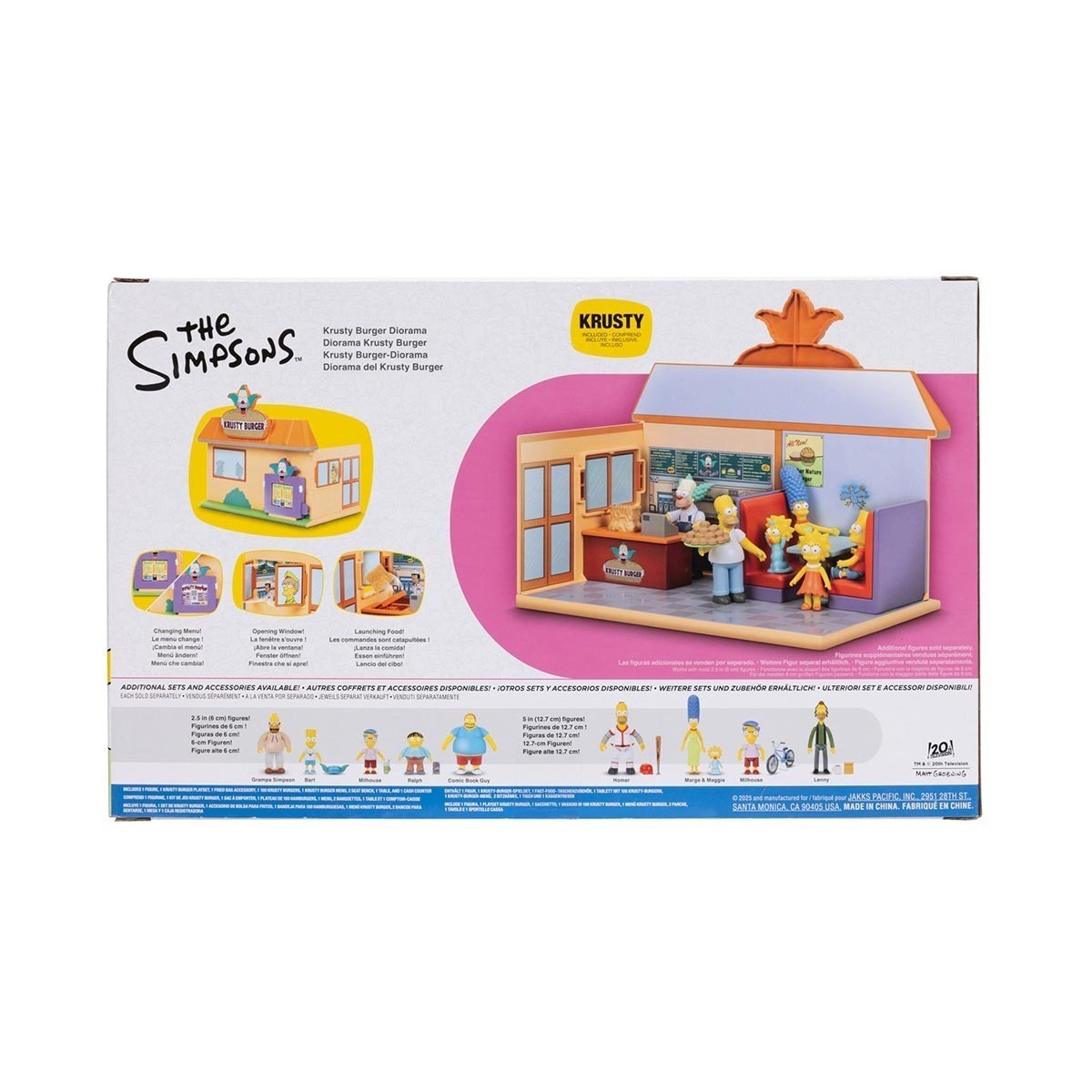 Playset Diorama Krusty Burger com Boneco - Os Simpsons Playset Diorama Krusty Burger com Boneco - Os Simpsons