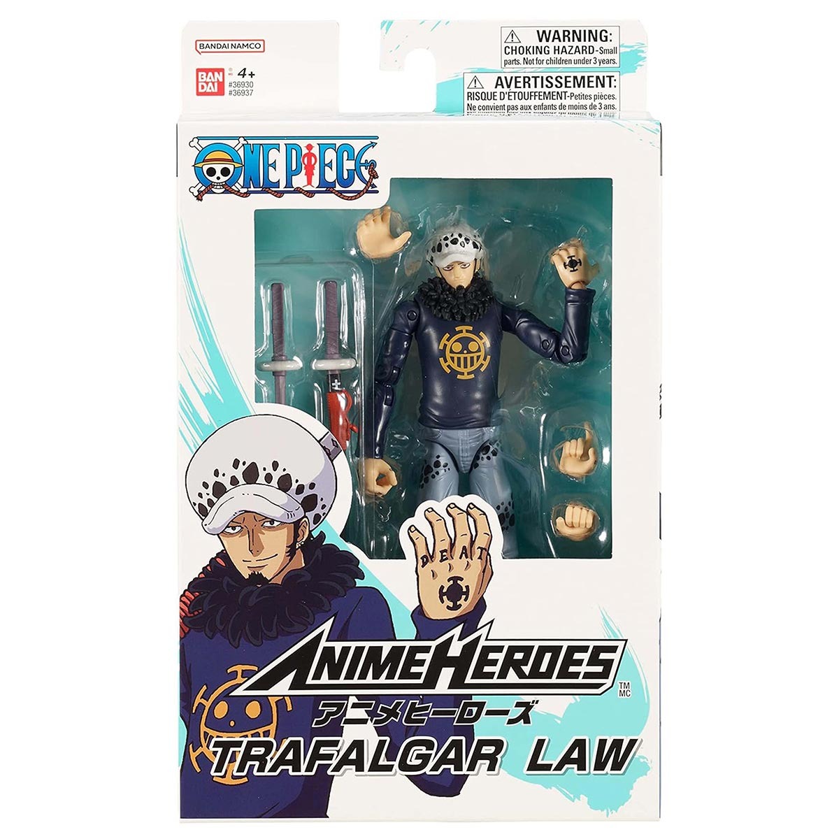 Boneco Trafalgar Law de 16cm com Acessórios - One Piece