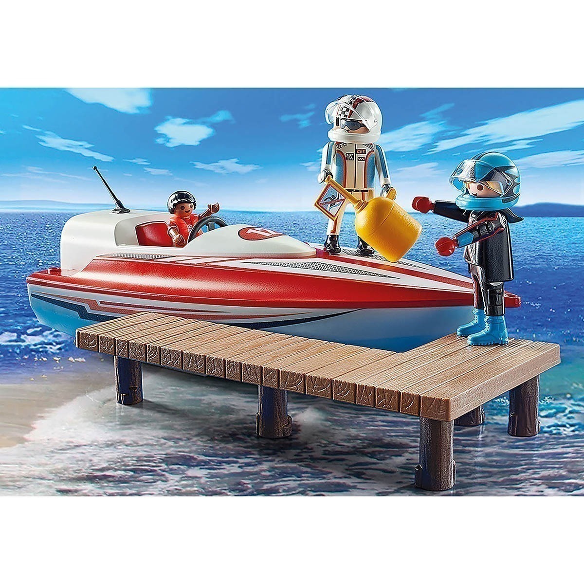Playmobil - Piloto De Speedboat - Sports &Amp; Action - 70744