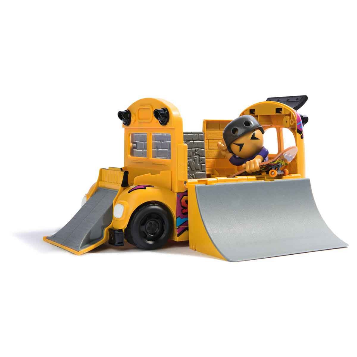 Playset Ônibus Radical Com Boneco Sk8 Crew - Tech Deck
