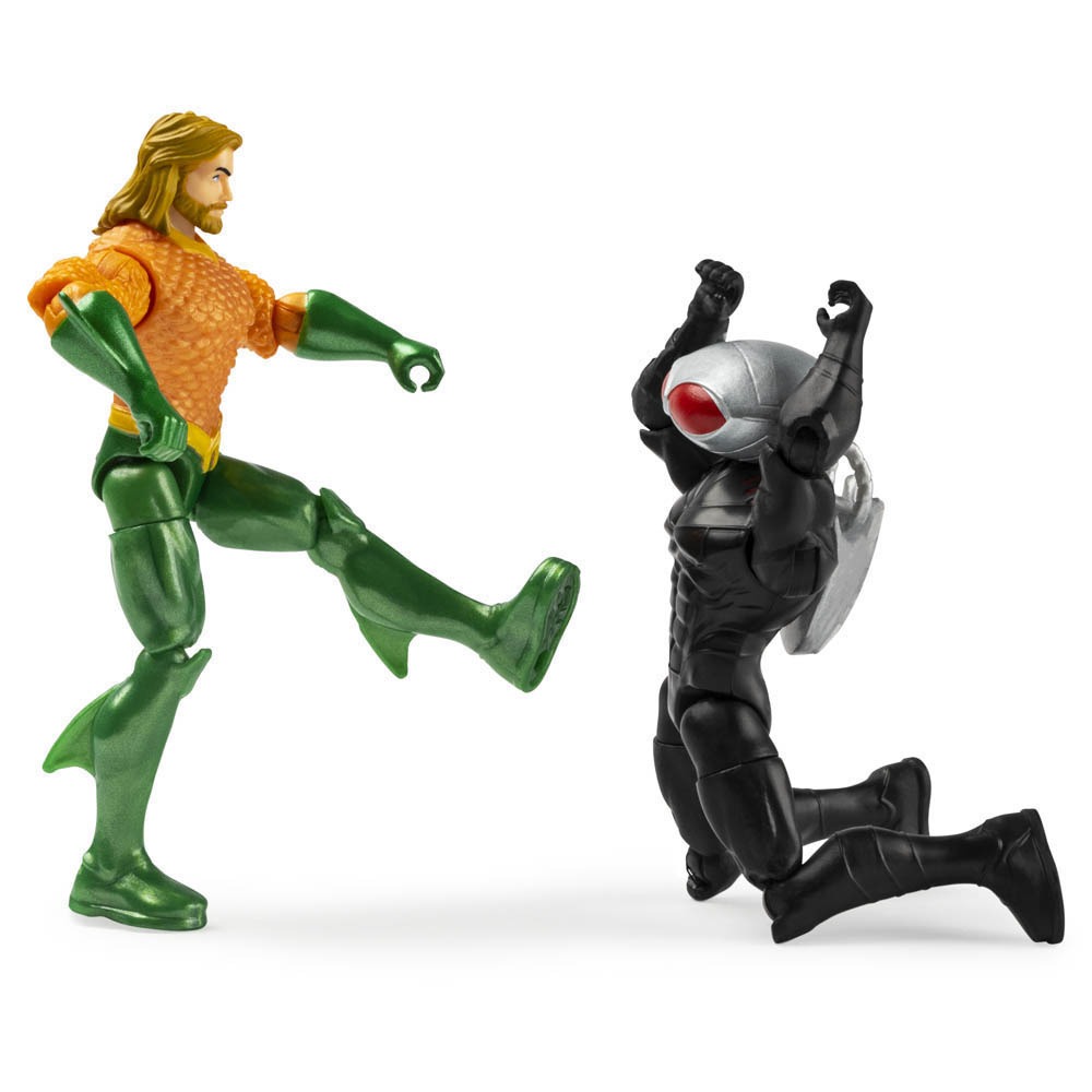 Dc - Figuras 10 Cm Com Vilão Aquaman / Black Manta