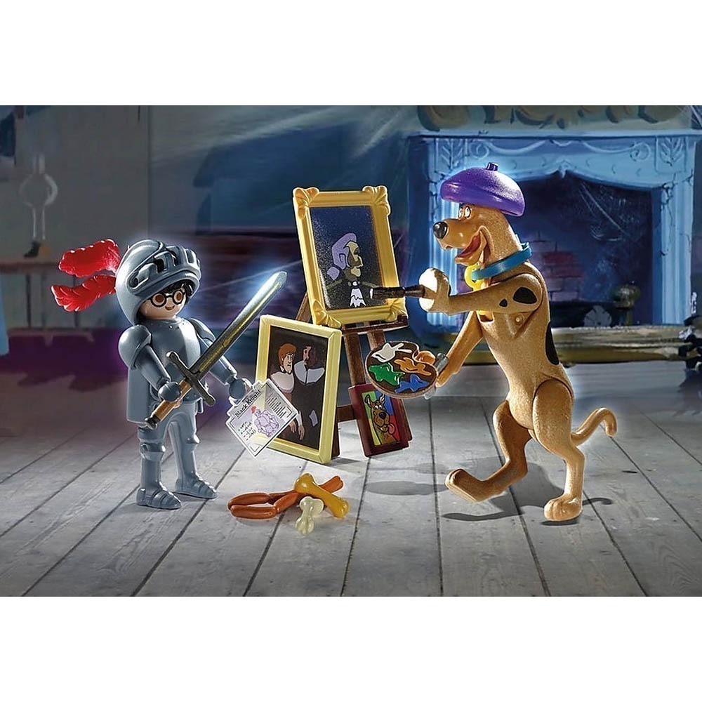 Playmobil - Aventura Com O Cavaleiro Negro - Scooby-Doo! - 70709
