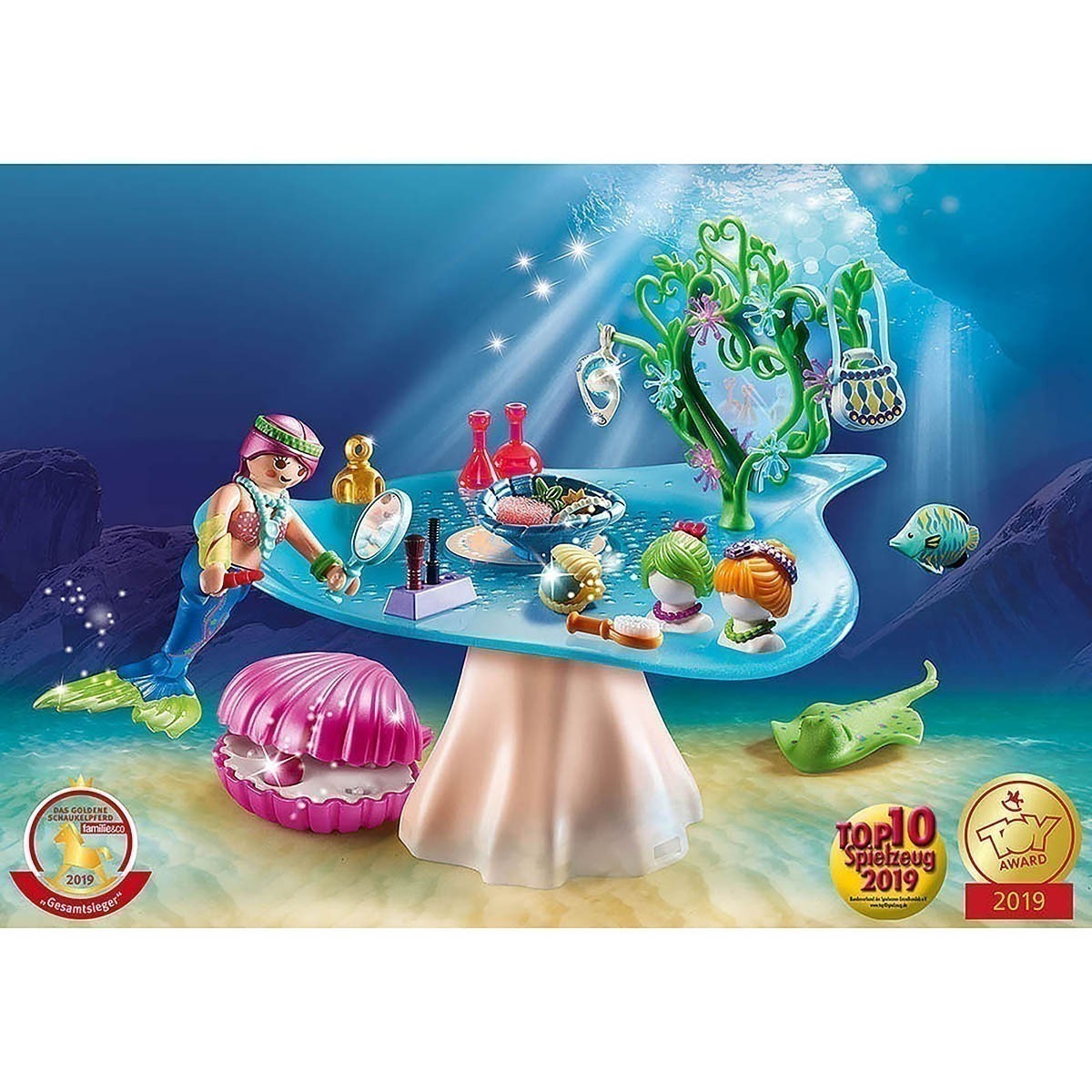 Playmobil - Salão De Beleza Com Concha E Pérolas - Magic - 70096