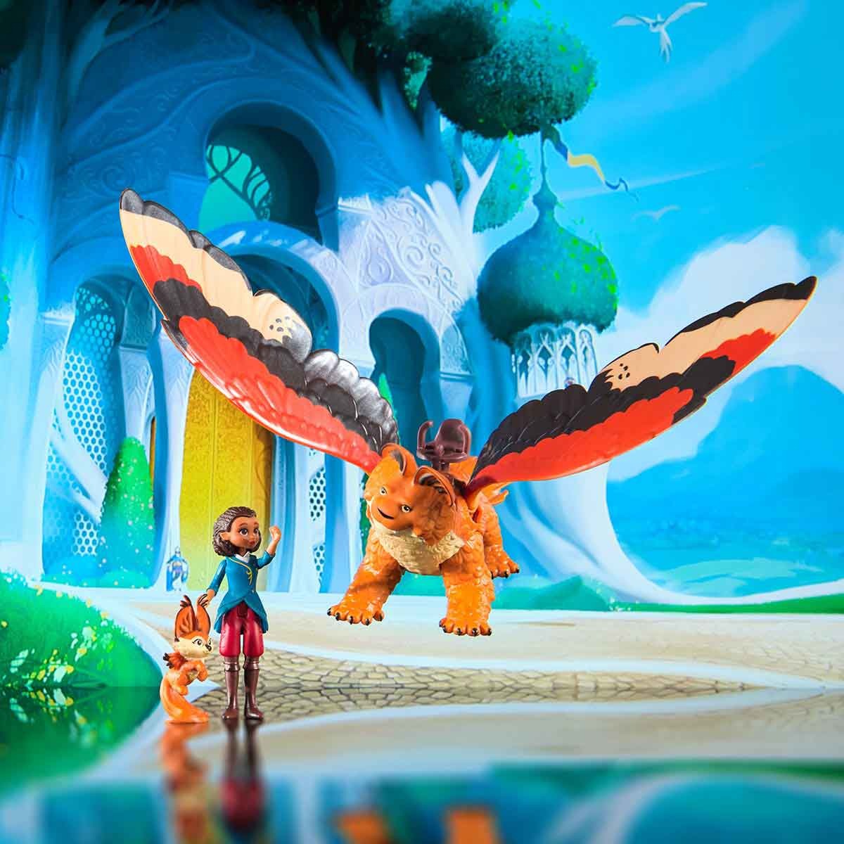 3 Bonecos Ellian, Grifo De Montaria E Filhote - Enfeiticados