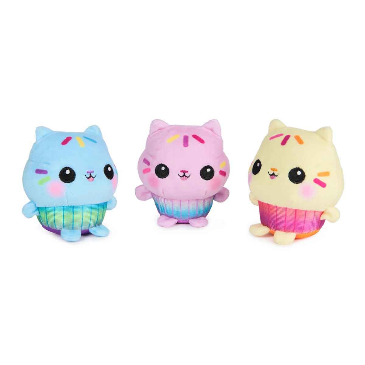 3 Pelucias Cupcake Cakey Cat (Primos) - Gabby'S Dollhouse