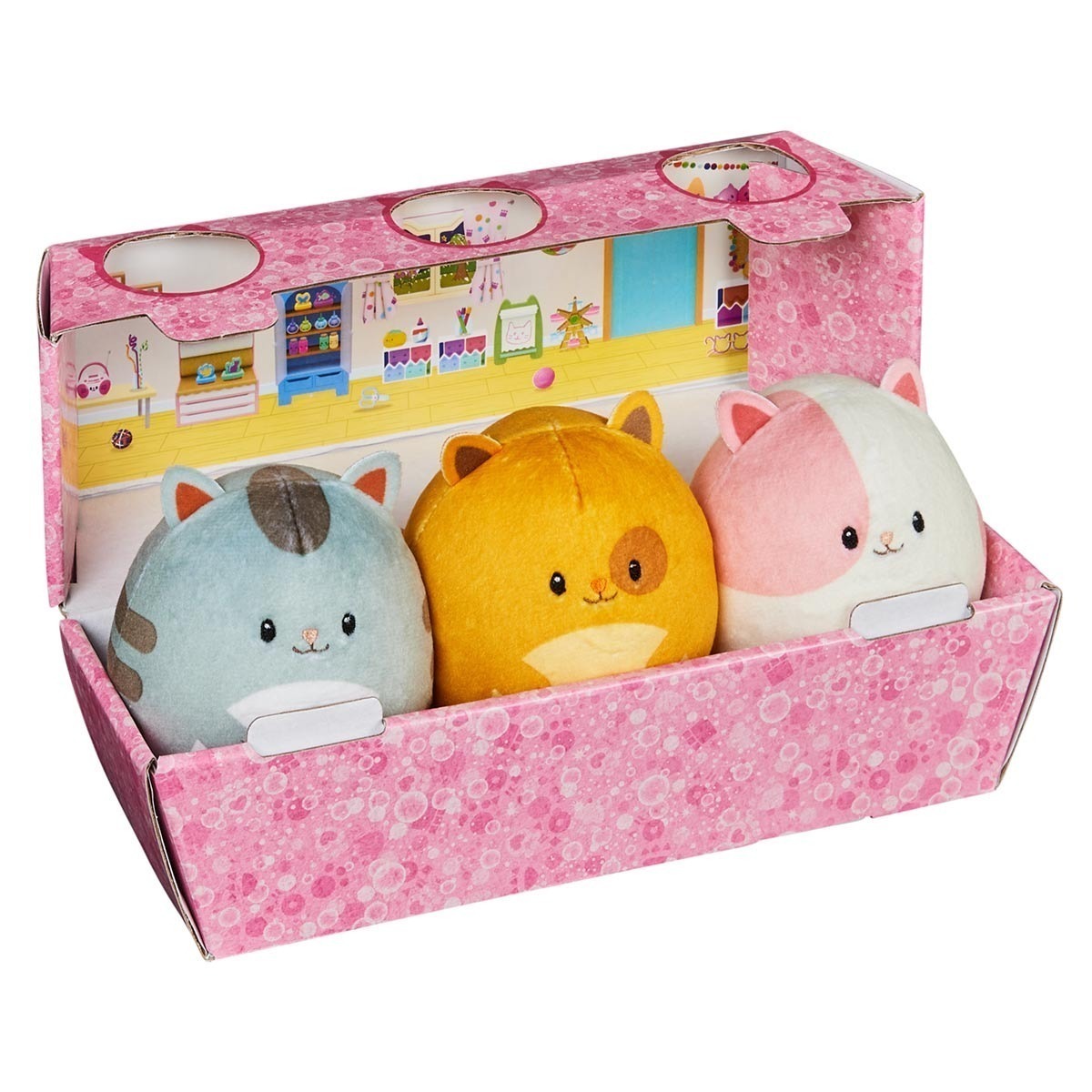 3 Pelucias De Hamster Kitties - Gabbys Dollhouse