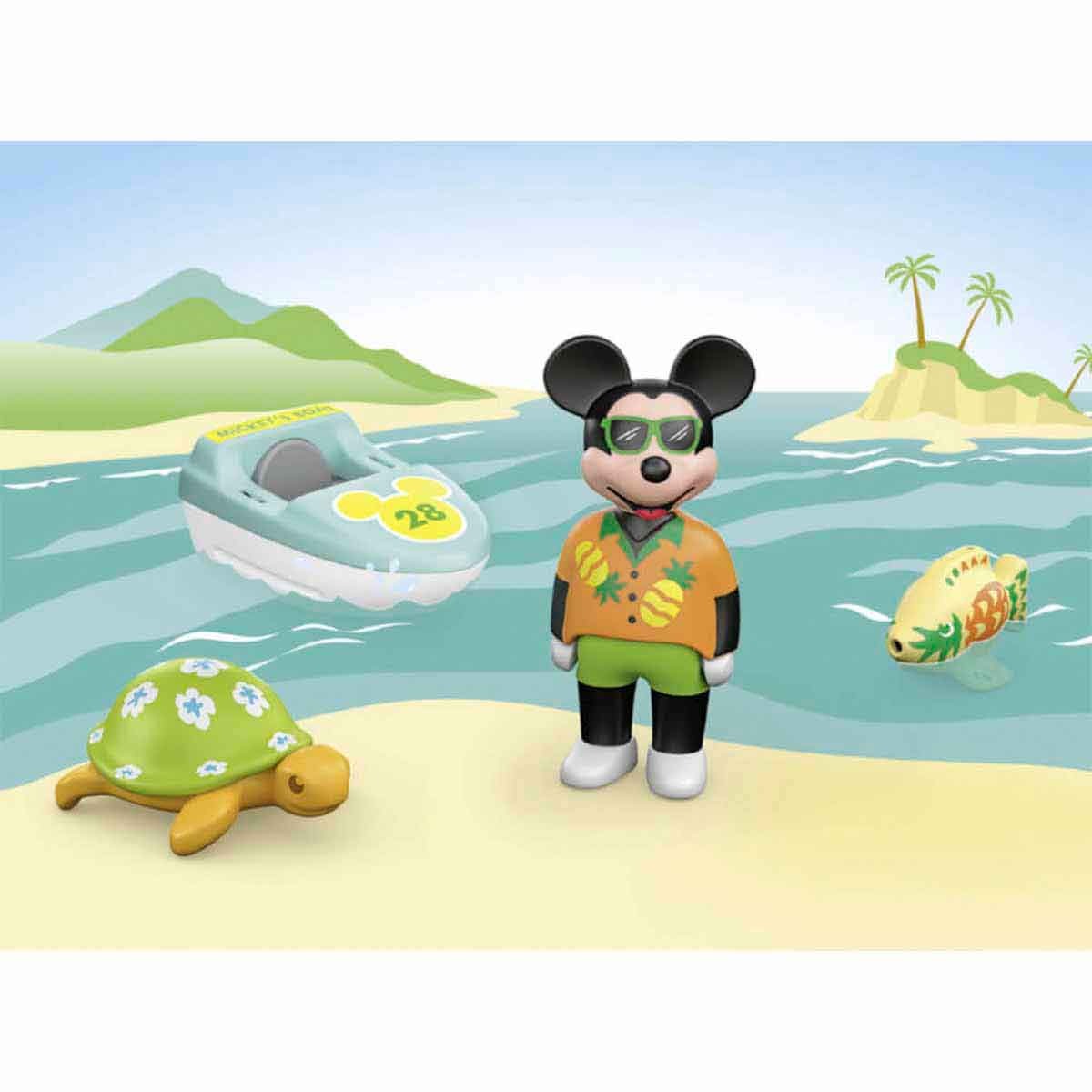 Tour De Barco Com O Mickey - Playmobil Junior Aqua 71707