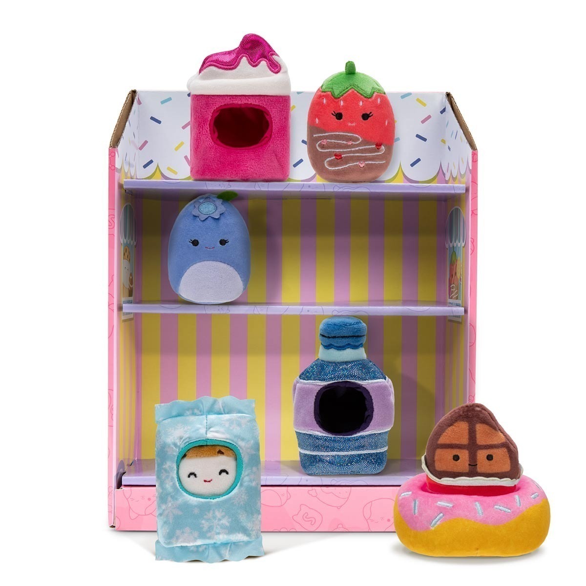 Playset Máquina De Lanches Com 4 Pelúcias - Squishville
