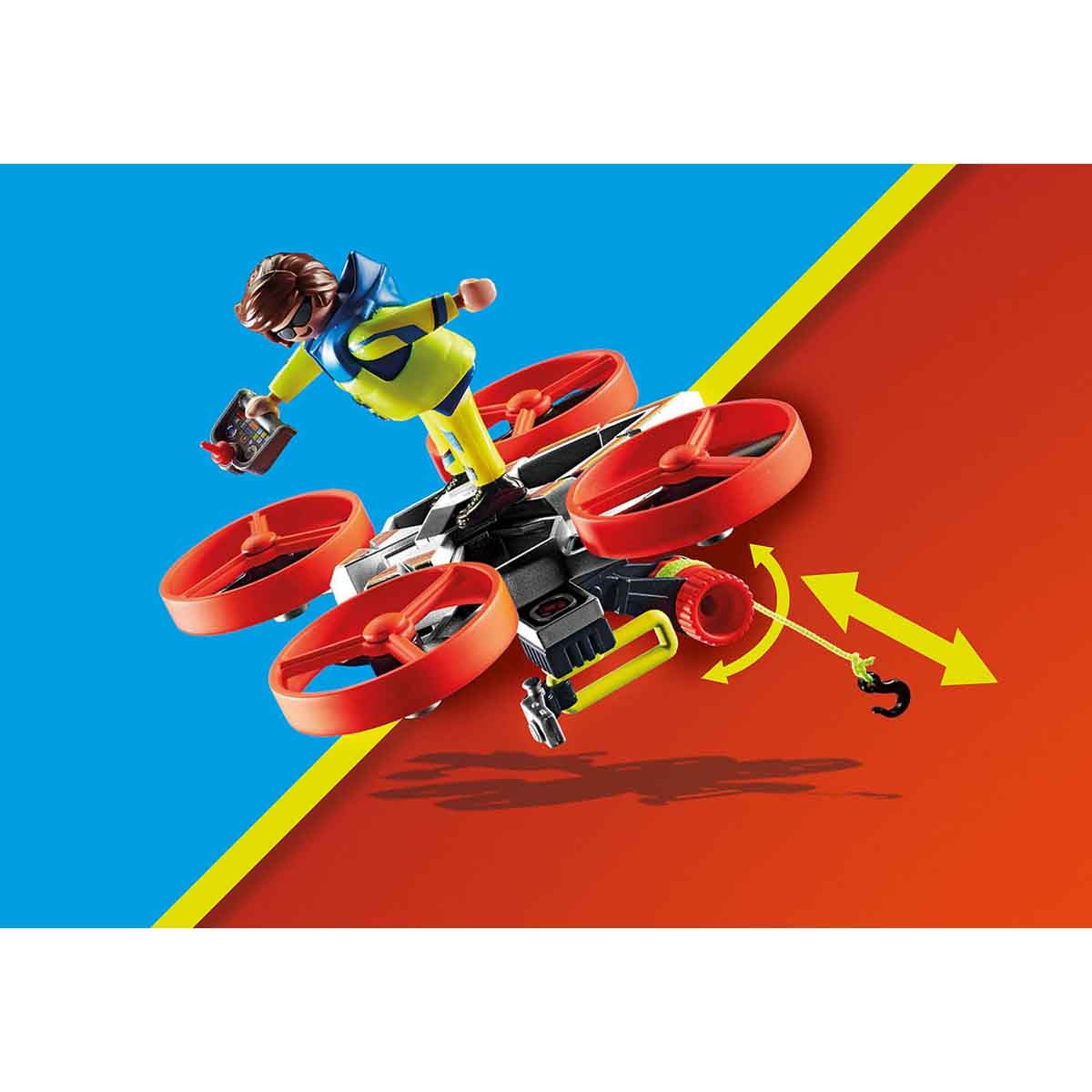 Playmobil - Resgate Mergulhador Com Drone - City Action - 70143