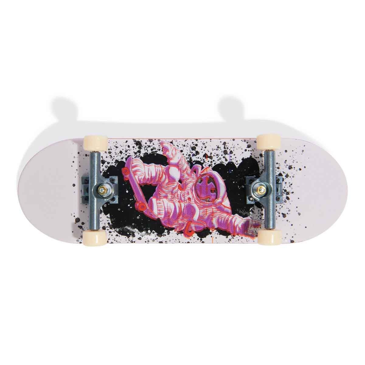 Skate De Dedo E Boneco Sk8 Crew (Boné Lilás) 96Mm Tech Deck