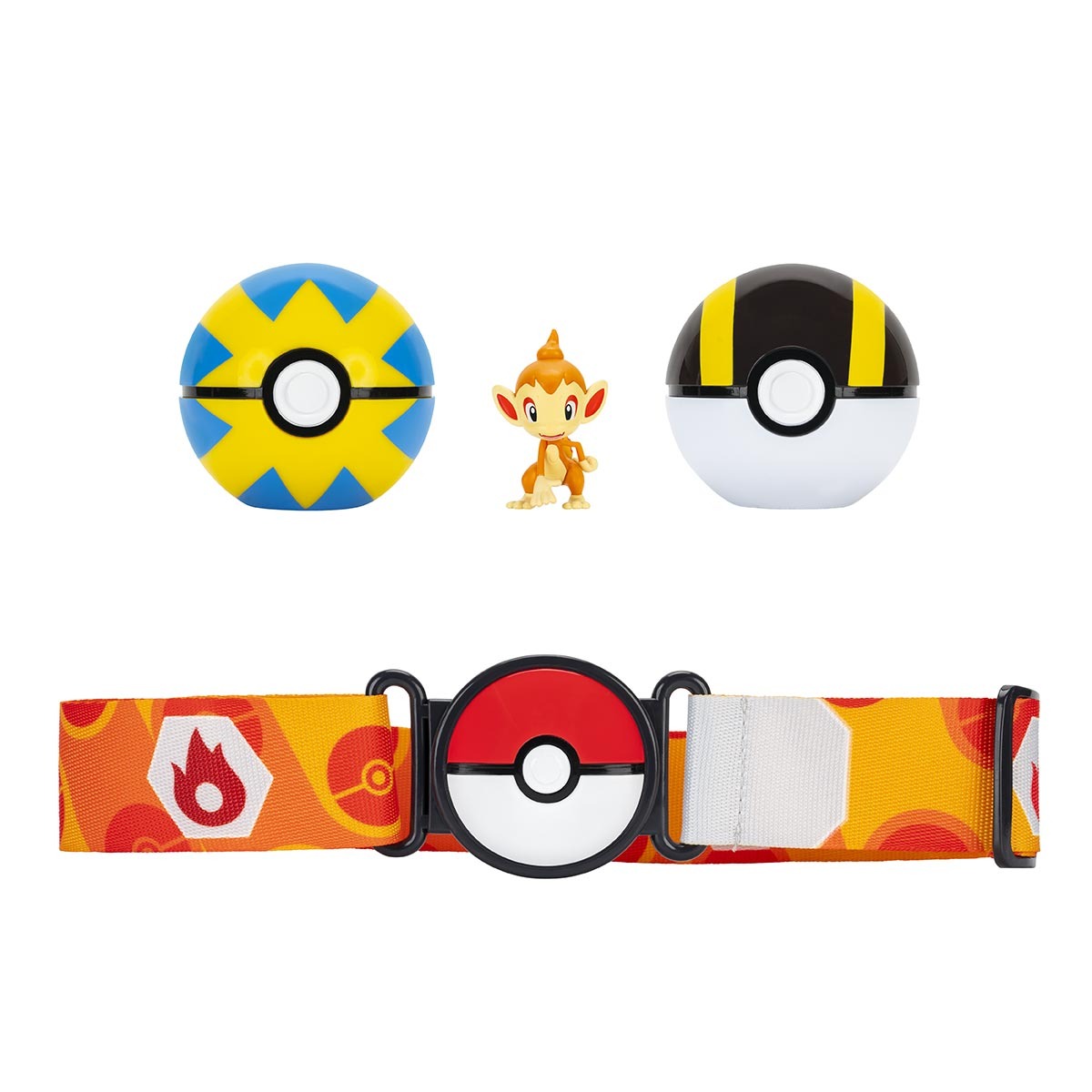 Cinto Com Boneco Chimchar E 2 Pokébolas - Pokémon Cinto Com Boneco Chimchar E 2 Pokébolas - Pokémon