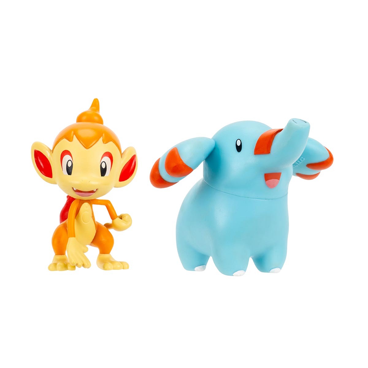 2 Bonecos De Batalha Chimchar + Phanpy - Pokémon