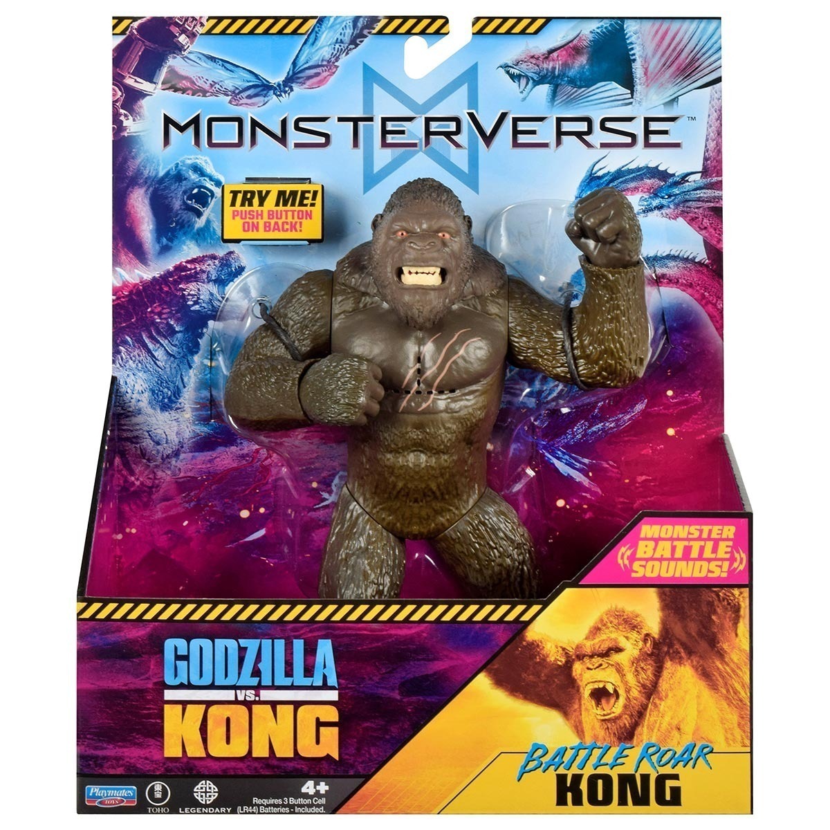 Boneco Kong De 17Cm Com Som - Godzilla Vs Kong Boneco Kong De 17Cm Com Som - Godzilla Vs Kong
