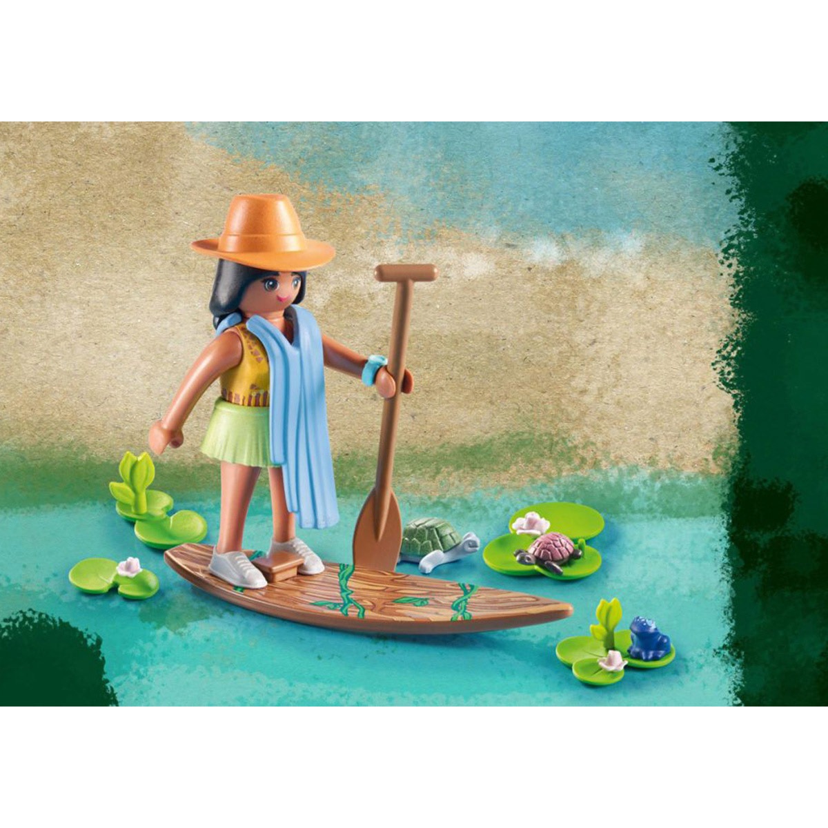 Playmobil - Passeio De Remo Com Golfinhos - Wiltopia 71143