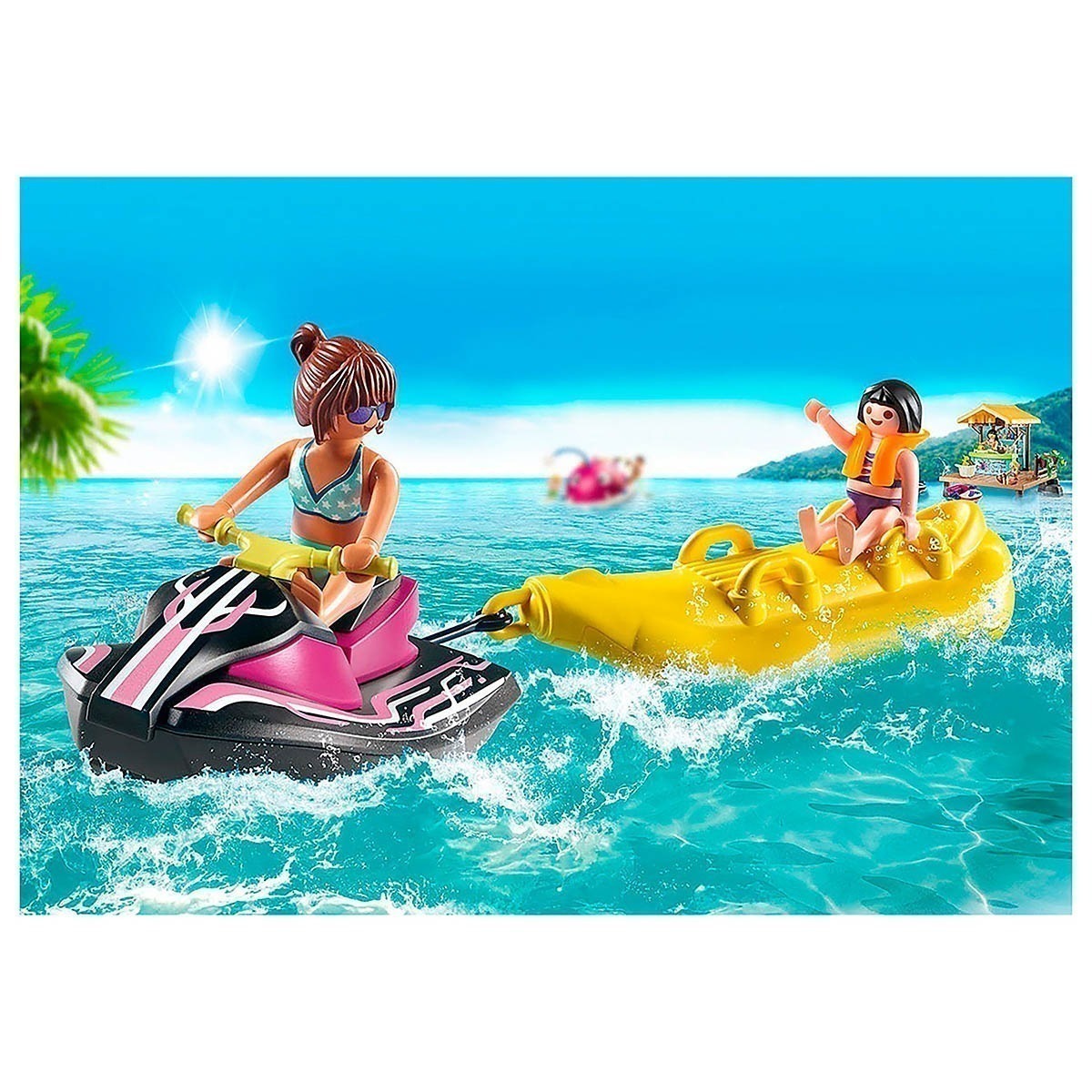 Playmobil - Jet Ski Com Banana Boat - Family Fun - 70906